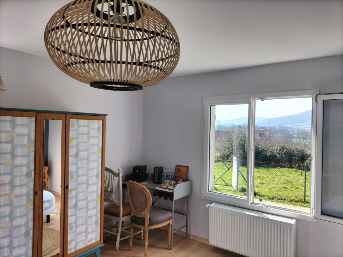 Agreable Chambre Meublee, Vue Sur La Vallee De L'Auxois Villy-en-Auxois Exteriér fotografie