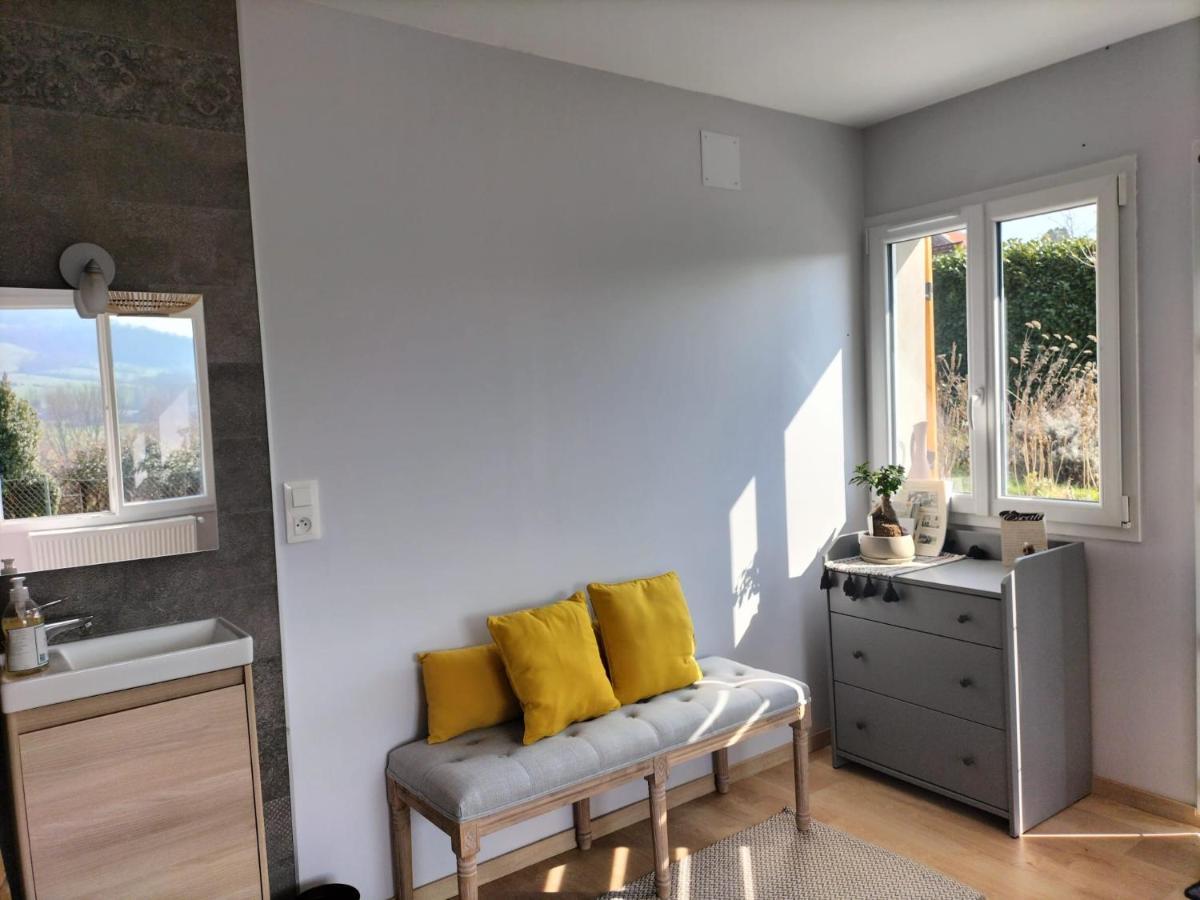 Agreable Chambre Meublee, Vue Sur La Vallee De L'Auxois Villy-en-Auxois Exteriér fotografie